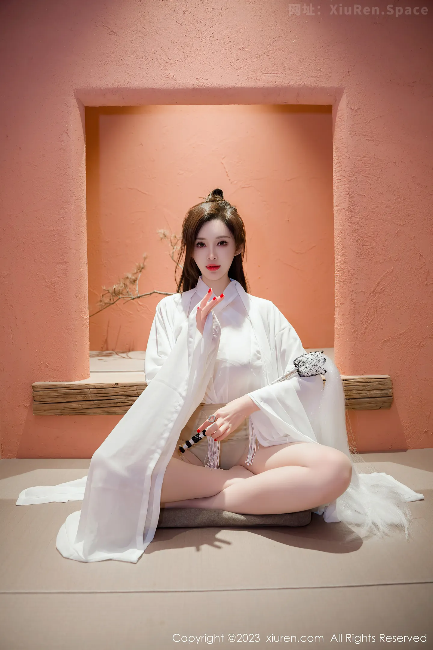 图片[2]-[XiuRen秀人网]VOL.7466 女神Carol周妍希仙姑造型白色道袍服配超薄肉丝秀美腿诱惑写真95P-秀人网官方网站